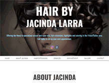 Tablet Screenshot of hairbyjacindalarra.com